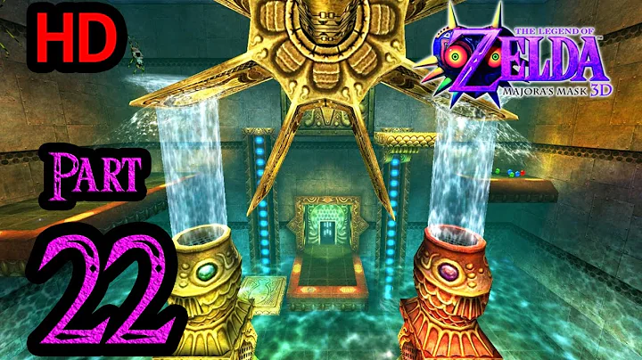 Zelda Majora's Mask 3D 100% Walkthrough 1080p HD Part 22 - Great Bay Temple - Stray Fairies - Gyorg