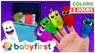 Toddler Learning Video | COLOR CREW COMPLIATION | Songs, Magic, Colors & More | 3 Hours |BabyFirstTV
