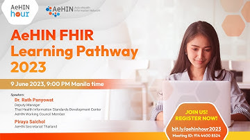 AeHIN Hour - AeHIN FHIR Learning Pathway 2023