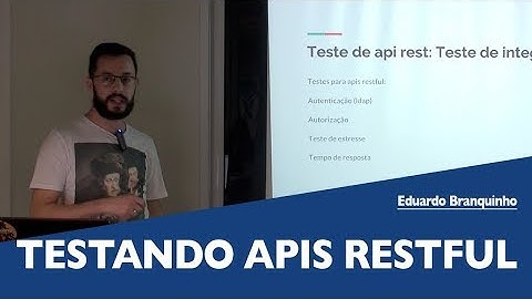 Testando APIs Restful | Eduardo Branquinho | Papo Reto | T3E83