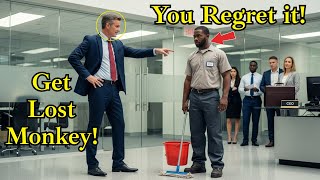 Racist Boss FIRED Black Janitor — The NEXT Day, He Walked in as The New CEO!