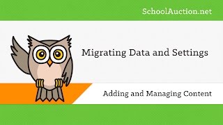 Migrating Data and Settings