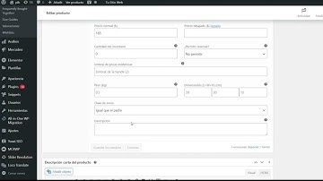 Cómo cambiar el inventario o stock de tus productos variables en tu tienda Woocommerce