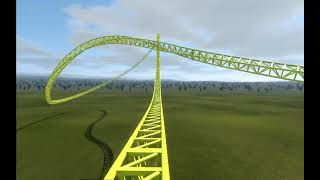Thunderbolt - Intamin Blitz Coaster Concept made with NoLimits2