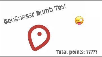 I nearly got a perfect score on GeoGuessr Dumb Test! 😜