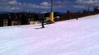 Lisa skiing Sol Vista 2012