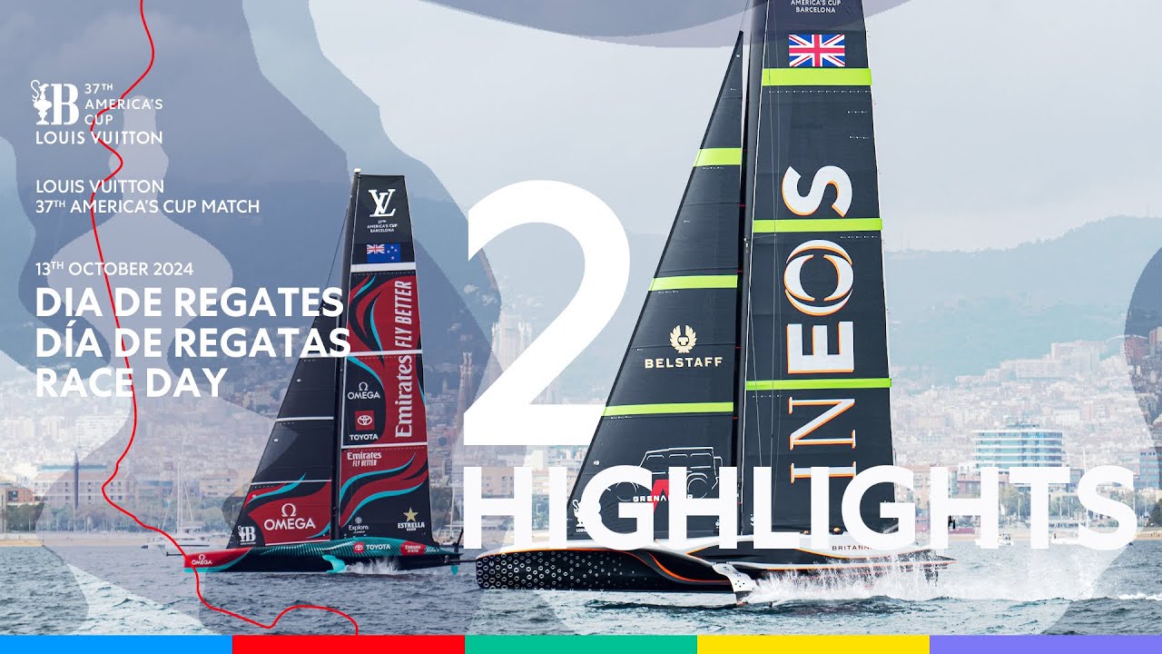 The Louis Vuitton 37th America's Cup Day 2 Highlights