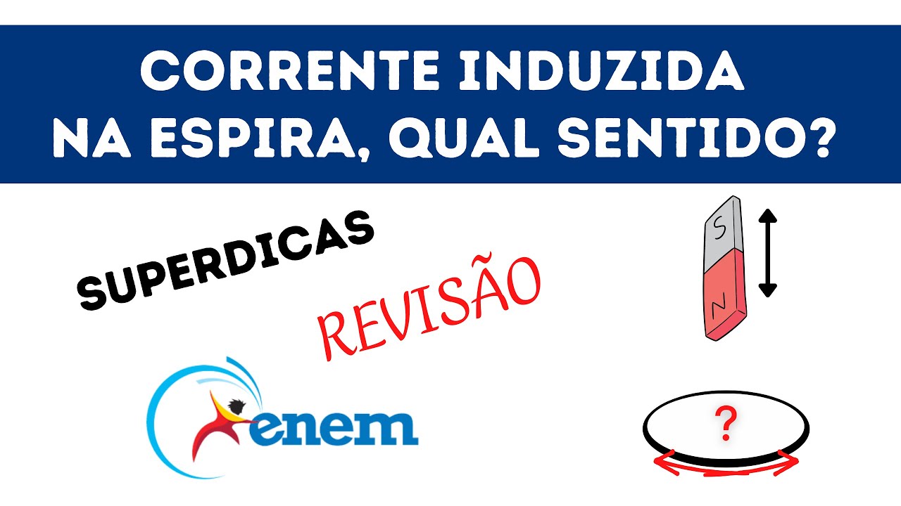 QUAL SENTIDO DA CORRENTE INDUZIDA NUMA ESPIRA? | SUPERDICAS ENEM - YouTube