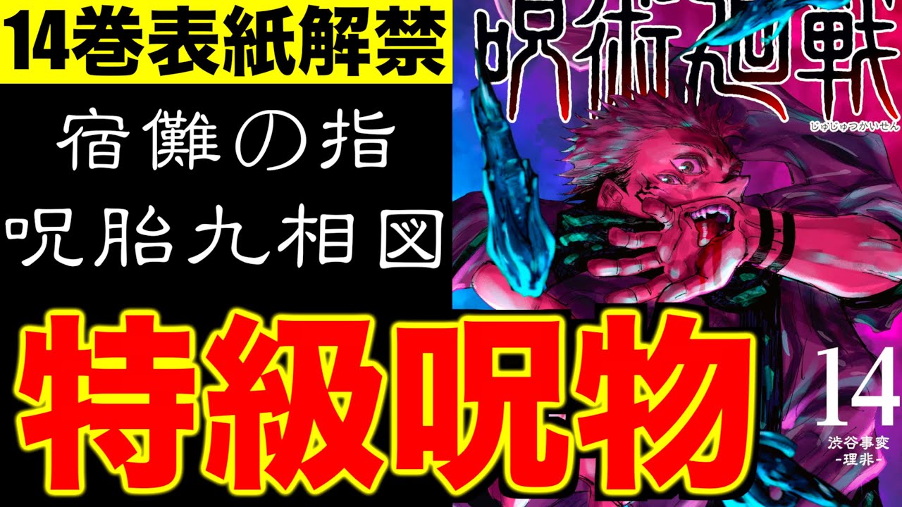 呪術廻戦 最新14巻の表紙がヤバイ 歴史的観点から見る 特級呪物 について 考察 Youtube