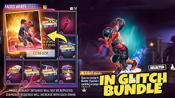 New Faded Wheel Event In Free Fire | In Glitch Bundle | Free Fire New Event | How Much Diamond