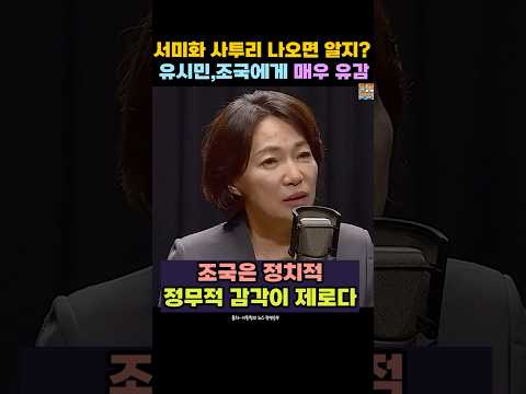 조국,유시민 직격하는 서미화 최고 위원 #민주당 #최고위원 #서미화 #이동형 #조국 #유시민 #레드팀 #정치 #국회 #뉴스 #반명 #이재명 #국민의힘 #합당 #연대 #조국혁신당