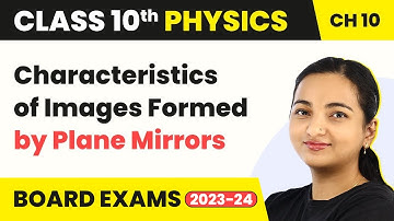 Characteristics of Images Formed by Plane Mirrors- Light: Reflection And Refraction | Class 10