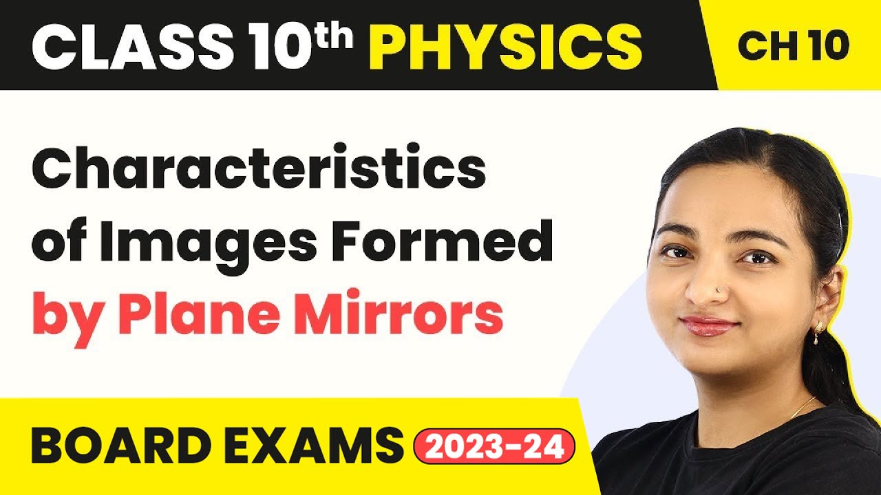 Characteristics of Images Formed by Plane Mirrors- Light: Reflection And Refraction | Class 10