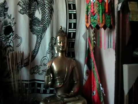 New Buddha / Hindu Temple Room Dali Lama Message a...