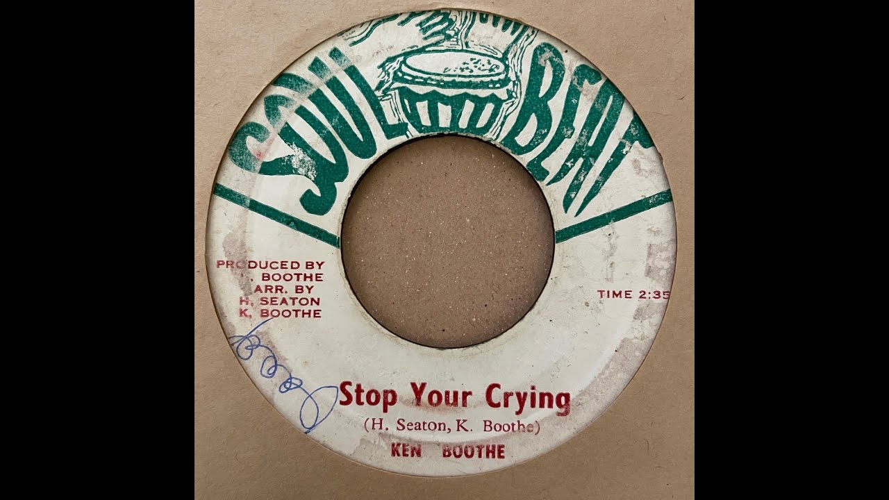 Ken Boothe - Stop Your Crying 【7-21313】 - YouTube