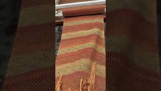 *SOLD* Table runner in fall colors #apexnc #etsy #tabledecor #tablerunner #weaving