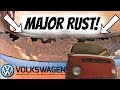 VW Bus Windshield Rust Repair!