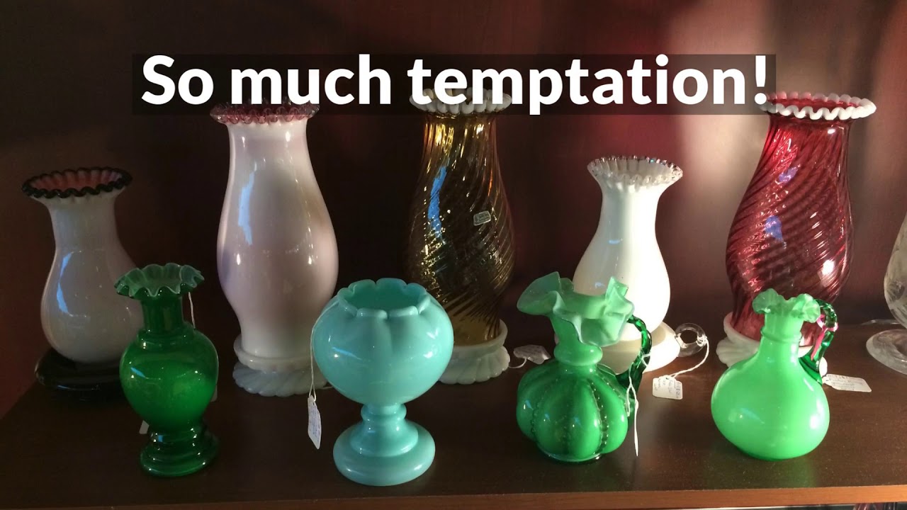 Fenton Art Glass - Michigan Depression Glass Society 2018 Annual Show