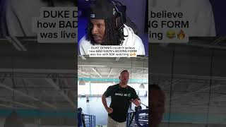 Duke Dennis did not believe💀#n3on #dukedennis #react #sad #emotional #fake