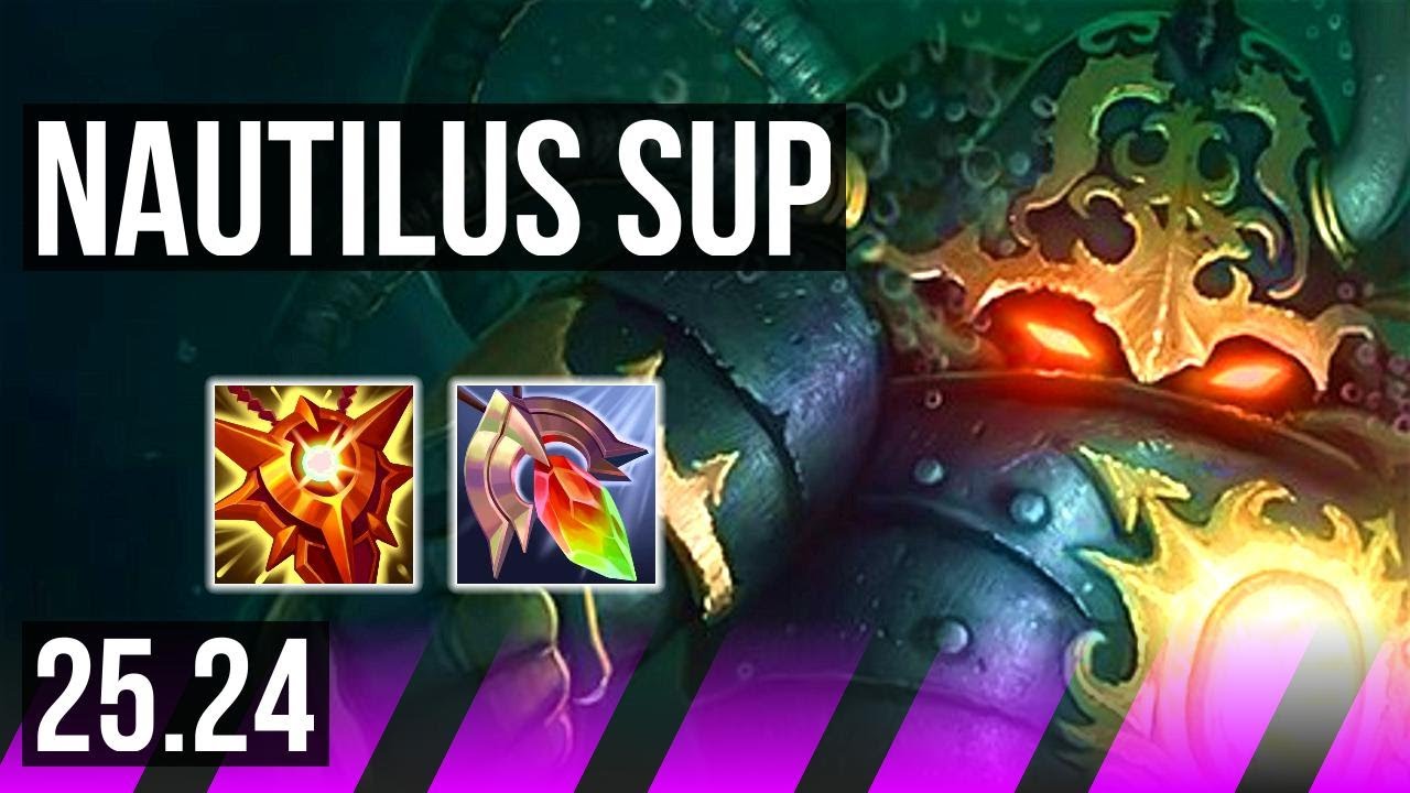 NAUTILUS & Samira vs PYKE & Jhin (SUP) | EUW Master | 25.24