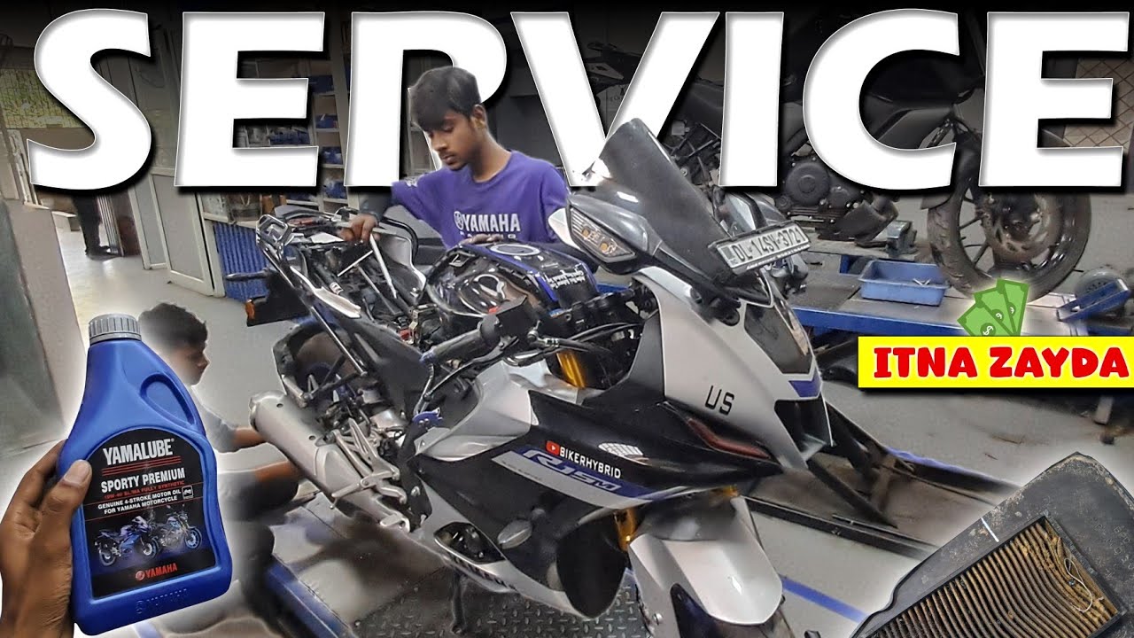 Yamaha R15M 2nd Service Cost | Service Time | Total kilometers