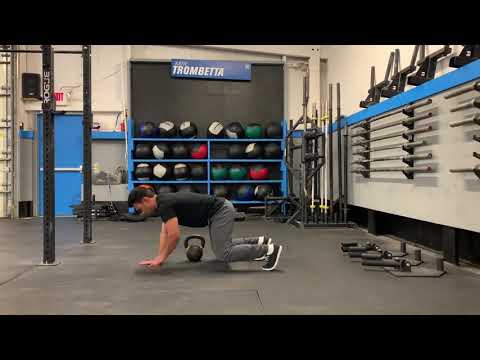 Quadruped Kettlebell Drag