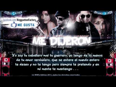 Plan B - "Te Dijeron " con Letra ★New Romantic Reggaeton 2011 / 2012★