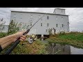 Fishing an old Abandoned Building!! (creepy)