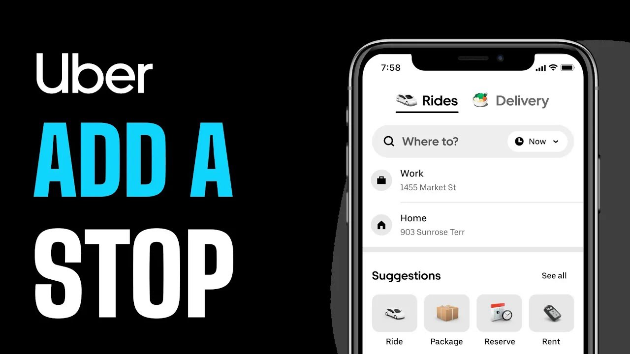 How To Add A Stop in Uber - Full Guide 2025 - YouTube