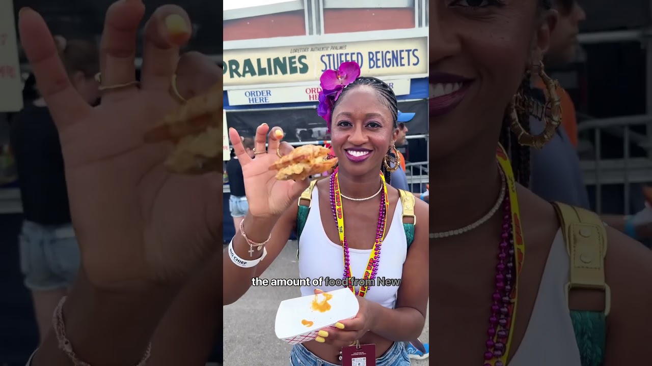 New Orleans Jazz Festival food and music was AMAZING! 