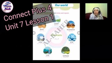 Connect Plus 4 Unit 7 Lesson 1 Environments كونكت بلس سنه رابعه الوحده السابعه الدرس الأول