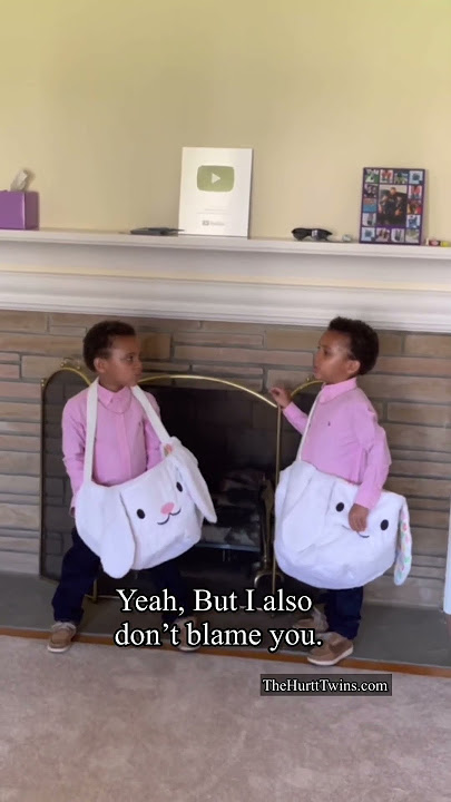 Twin I Don’t Wanna Share My Eggs #easter #eggs #happyeaster #kids #twins #viralshorts #cute #kids