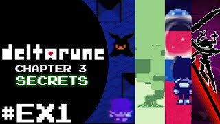 ALL of Deltarune, Chapter 3's SECRETS!!! - Bosses, Egg, Rooms, & Special Cutscenes!!!