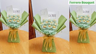 Ferrero Chocolate Bouquet Tutorial #diybouquet #ferrerobouquet Ferrero Chocolate Bouquet Tutorial #diybouquet #ferrerobouquet