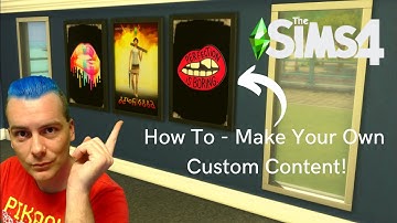 How to make CC in The Sims 4? Easy & Simple Custom Content Tutorial For Beginners / Picture Frame