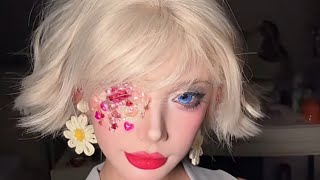 I Turned My Face Into a Rhinestone Masterpiece ✨💎 | Glam Crystal Makeup Transformation
