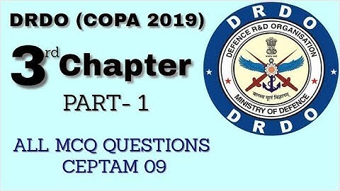 3rd Chapter (PART-1) (DRDO COPA)