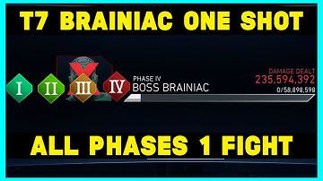 T7 Brainiac Gets One Shot! All Phases One Fight! Injustice 2 Mobile League Raids