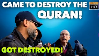 Came to destroy the Quran! Hashim Vs Christian (Speakers Corner)