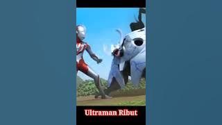 Ultraman ribut vs raksasa bayang #shorts #ultraman #shortsvideo #ilovemamamantu