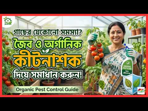 গাছের যেকোনো সমস্যা জৈব ও অর্গানিক কিটনাশক দিয়ে সমাধান করুন 🌿🛡️ | Organic Pest Control Guide