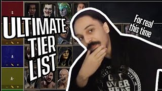 My ACTUAL Mortal Kombat 11: Aftermath Tier List