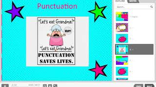 Think Digital Academy Grade 4 English - Punctuation Lesson Video