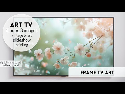 Awesome Flower Painting for Frame TV | Frame TV Art | 1 Hour of Visuals Bliss