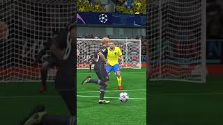 The touch and finish what a goal #fc24 #goal #football #gaming #shorts