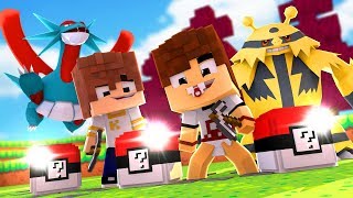BATALHA POKÉMON COM LUCKY PIXELMON - MINECRAFT