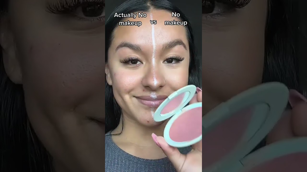 No makeup vs actually no makeup! 