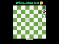 2 Moves Checkmate Challenge 🧩2️⃣#chess #rook #puzzle #chessgame #checkmate
