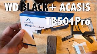* The Fastest External SSD! WD_BLACK SN850X 4TB & Acasis TB501Pro Unboxing (Thunderbolt 5)