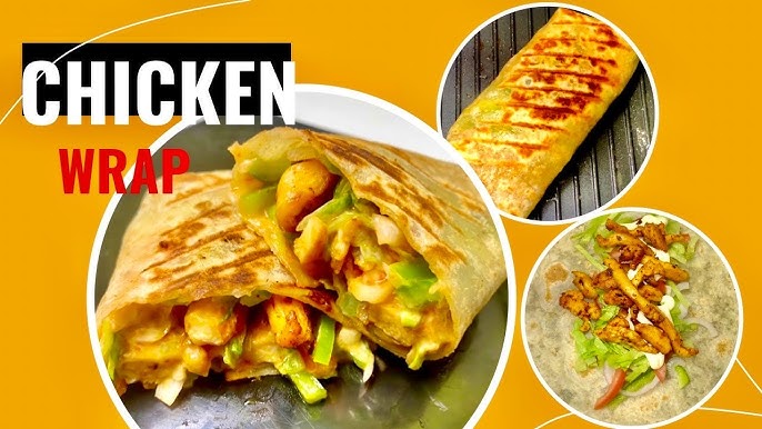 Chicken Kebab Wraps with Special Spicy Sauce - Savory&SweetFood